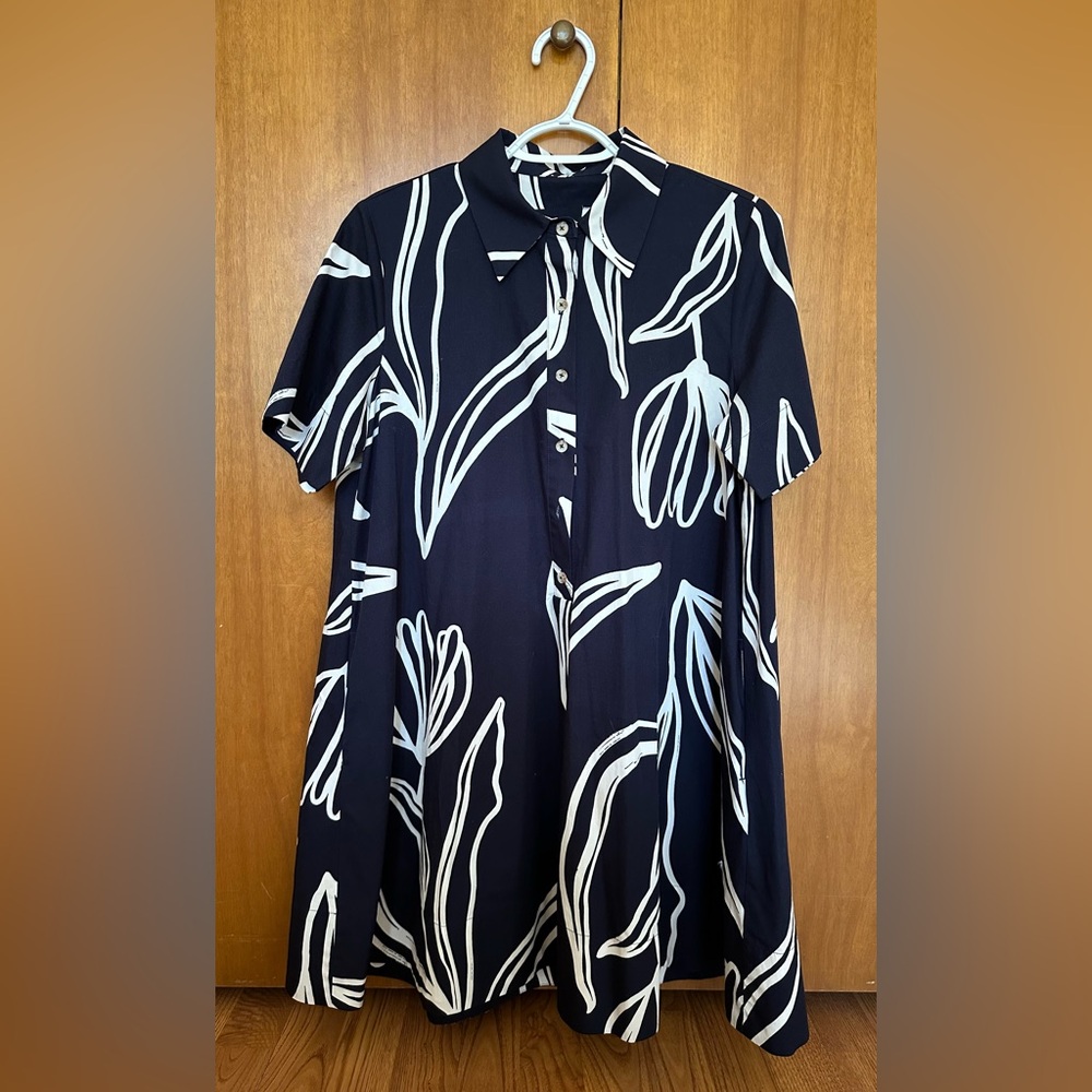 The Pollie Short-Sleeve Swing Tunic Mini Dress - Picture 4 of 9